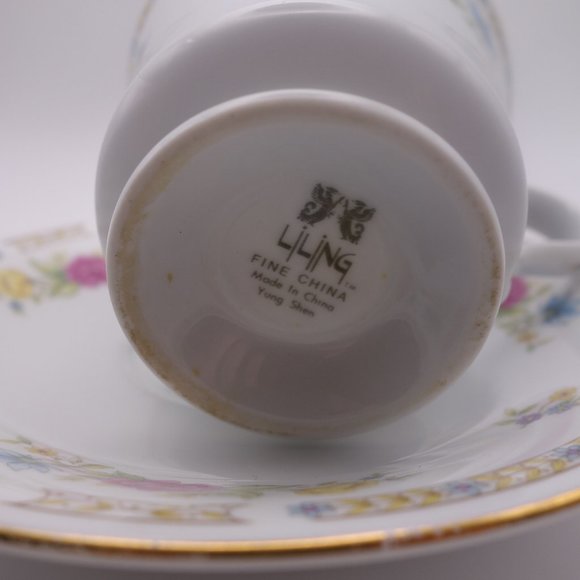 Liling Fine China Yung Shen Tea Cup and Saucer - Picture 9 of 12